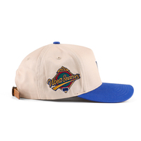 Gorras de Béisbol Unisex Personalizadas de Lujo con Hebilla de Cinturón Oxford, Logotipo Bordado, Diseño de Puntos, Sarga de Algodón Estructurada, 5 Paneles, Gorras Deportivas de 3 Tonos