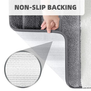 מחצלת חדר רחצה רך עבה נספג מים אמבטיה אמבט שטיחים אמבטיה רצפת שטיח אמבט מקלחת מחצלת ללא החלקה - Product Image 4