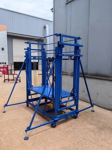 Có thể điều chỉnh chiều cao điện giàn giáo Lift bền có thể gập lại khung thép dễ dàng lắp ráp xây dựng trang trí lõi động cơ - Product Image 6