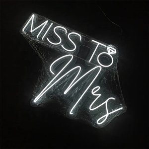 ไฟ LED ประดับผนังงานปาร์ตี้ไฟนีออนป้ายไฟ Miss TO MRS ไฟนีออนสำหรับตกแต่งผนัง - Product Image 5
