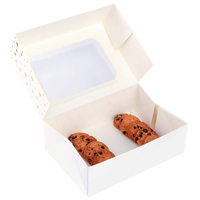 Boîte à biscuits personnalisable, boîte à biscuits en carton, personnalisation du logo, boîte d'emballage pour aliments, emballage de biscuits