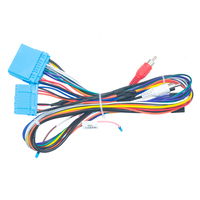 Harnais de câbles pour lecteur multimédia stéréo 16 broches pour Honda Accord 7G (2002-2007) Adaptateur de câble d'alimentation audio