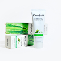 Dentifresh Dentifrice Bio à l'Aloe Vera Sans Fluor 75ml Soin Naturel pour une Haleine Fraîche pour Dents Sensibles