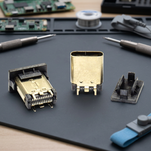 Conector Vertical USB 3.1 Tipo C Hembra SMT, Adaptador de Alta Velocidad, Contacto de Aleación de Cobre, Acabado de Estaño Retardante de Llama UL94V-0, LCP - Product Image 3