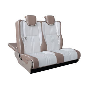 Lit pliant en <span class=keywords><strong>cuir</strong></span> à 2 places avec ancrages ISOFIX pour siège enfant pour les conversions de camping-car - Product Image 2
