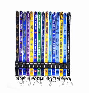 Lanière <span class=keywords><strong>de</strong></span> cou premium avec logo <span class=keywords><strong>de</strong></span> <span class=keywords><strong>basketball</strong></span>, porte-clés d'équipes <span class=keywords><strong>de</strong></span> football, sangle détachable pour téléphone portable et support d'appareil photo - Product Image 5