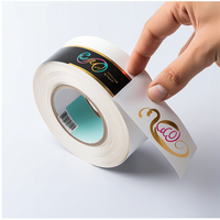 Étiquette autocollante promotionnelle en vinyle imperméable sur mesure Étiquettes d'emballage personnalisées avec logo imprimé