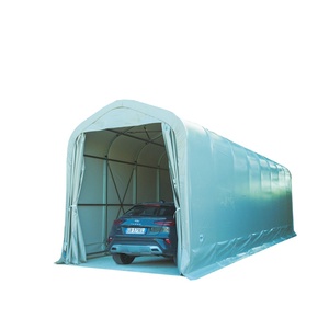 Tienda de campaña deportiva de PVC italiana más vendida, cubierta de coche de fácil montaje para protección UV impermeable para almacenamiento de vehículos agrícolas - Product Image 1