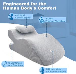 Almohada Multifuncional <span class=keywords><strong>para</strong></span> Posición Prona - Cojín Ergonómico <span class=keywords><strong>para</strong></span> <span class=keywords><strong>Cama</strong></span> y Suelo <span class=keywords><strong>para</strong></span> <span class=keywords><strong>Leer</strong></span>, Dormir y Relajarse - Product Image 5