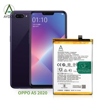 Batterie Li-Polymère Haute Capacité AYDOU pour OPPO BLP793 OPPOA5 2020 6000mAh Zéro Cycle Remplacement OEM Noir