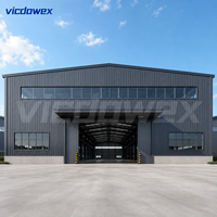 VICDOWEX Structure en acier industrielle personnalisée pour garage, hangar et bâtiment d'usine, pour atelier et entrepôt, avec garantie de 5 ans