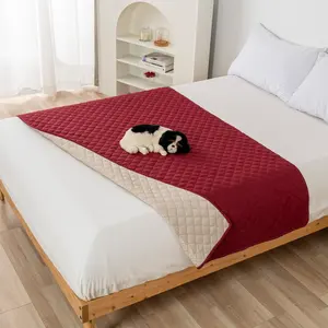 Esteiras reversíveis Dog Pet Soft Sleeping Mat Impermeável Durável Tamanho Grande Pet Mat