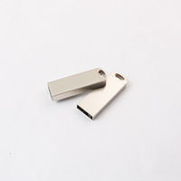 Usine en gros 1GB 2GB 4GB 8GB Argent Métal Clé USB Super Mini Étanche Usb 2.0 Mémoire Pensrive utilisateur