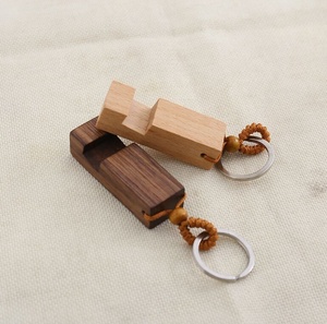Support de téléphone portable en bois naturel, porte-clés, porte-clés de voiture, accessoires de mode, support de téléphone portable en bois de noyer, de hêtre et de zelkova - Product Image 6