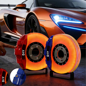 Brake <b>Light</b>-Style <b>LED</b> <b>Night</b> <b>Light</b> Battery USB Rechargeable Yellow Red Gradient Contemporary Design Car-Themed Desk Decoration - Product Image 6