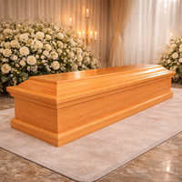 Ataúdes de Madera Personalizables de Alta Calidad a Precio de Fábrica para Fallecidos con Interior, Fabricantes de Ataúdes Funerarios en China