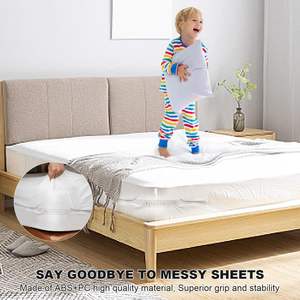 Bed <b>Sheet</b> Holder with Lock Strips <b>Sheet</b> Fixing Straps Fitted Clips Bed <b>Sheet</b> Corner Gripper <b>Bedding</b> Fastener - Product Image 3