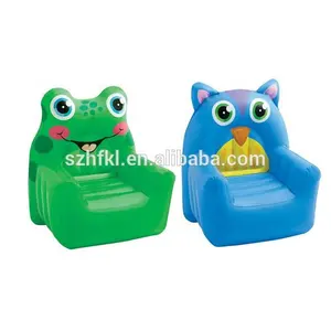 可爱的青蛙动物充气椅子为孩子们