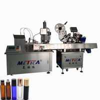 Machine automatique de remplissage et d'étiquetage de bouteilles de déodorant