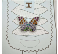 Nouveaux charms de chaussures Jiete mignons en forme d'étoile et de fleur, décoratifs, papillon, couronne, accessoires DIY 3D décontractés en plastique ABS