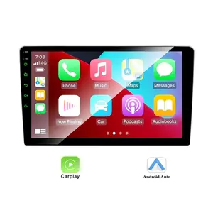 2Din Android 9 inç GPS navigasyon araba radyo FM kablosuz Carplay evrensel Nissan Hyundai Toyota Wifi 2Din multimedya oynatıcı