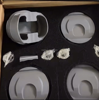 Kit Piston Tempa 4032 dengan Batang Tempa untuk Mesin GM Ecotec 2.0 Ltg 4 Silinder Turbocharged LTG Cadillac ATS Buick Regal