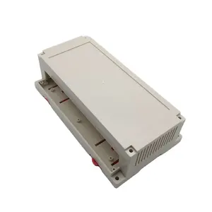 200*110*60mm Pcb design Din rail plastic enclosure electronics junction box abs PLC plastic din rail box