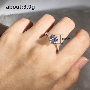 Anello a sei punte a forma di fiocco di neve per donna, design classico, accessorio da indossare ogni giorno - Product Image 5