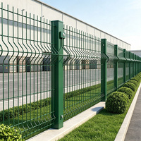 Panel de Alambre Soldado de Color Personalizado, Malla de Alambre Curvada 3D, Recubierta con Polvo, Fácil de Instalar, Valla para Jardín Residencial, Modelado 3D
