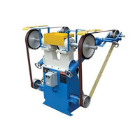 Ponceuse à bande verticale électrique à vitesse variable de qualité industrielle en oxyde d'aluminium 3KW à deux/trois roues MM2100A/2100B/2100C/3021A