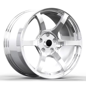 รังสี57DR ล้อและขอบล้อแม็กสีเงินมันวาว18 19 20นิ้ว5X112 5X114.3 5X120สำหรับ Honda Civic Toyota GT86 - Product Image 3