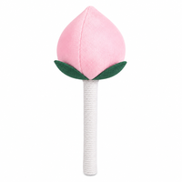 Marteau de massage créatif aux formes de fruits et fleurs (Pêche, Tournesol, Lotus) en armoise traditionnelle pour la santé des femmes