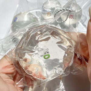 ของเล่นบีบพลาสติกใสรูปการ์ตูนทำมือ  สำหรับทุกเพศทุกวัย ขนาดเล็ก  บีบได้  รู้สึกนุ่มเหมือนครีม  ของเล่นบีบดนตรี DIY - Product Image 2