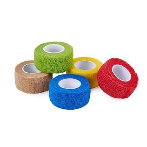 2,5cm 4,5m Selbstklebender Verband Kohäsiver Verband Selbsthaftender Schutz-Fingertape Nagelaufkleber Wickelband für Tattoos Haustiere Sport - Product Image 6