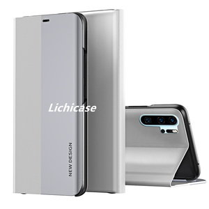 Lichicase Business Cuir Côté Galvanoplastie Placage <span class=keywords><strong>De</strong></span> <span class=keywords><strong>Protection</strong></span> Téléphone Portable Couvre Pour <span class=keywords><strong>Huawei</strong></span> <span class=keywords><strong>P30</strong></span> Pro Stand Case - Product Image 4