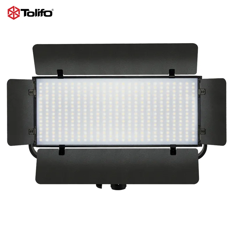 Tolifo Factory GK-40B PRO 40W High Power Photography Bi Color Dimmable LED Video Fill Panel Light for Camera Outdoor Shooting