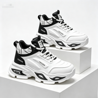Chaussures de marche respirantes pour hommes TEC, tige en PU solide, légères, rehaussantes, à lacets, toutes saisons, tendance mode, extérieur