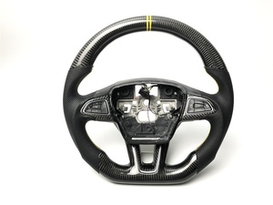 Volant de course en fibre de carbone avec marqueur de retour au centre pour Ford Focus/Escort/<span class=keywords><strong>Escape</strong></span>/Taurus - Product Image 3