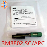 Fiber Optic Equipment Armored 3M Single Mode Fiber SC/APC Quick Coupler Multimode Waterproof Fiber Quick Coupler
