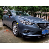 Spoiler Depan Baru, Lip Splitter Bumper Depan Plastik 3 PCS untuk Mazda 6