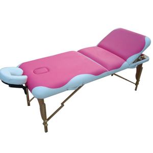 Tempat tidur pijat lipat portabel desain Modern, tempat tidur kecantikan penggunaan di rumah tradisional Tiongkok obat moksibusi tulang - Product Image 1