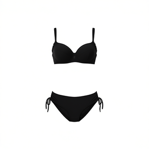 Costume da bagno intero HDJ Plus Size con controllo pancia, scollo a V, modellante, taglie 42 44 46 48, Blu Rosso Verde Giallo - Product Image 4