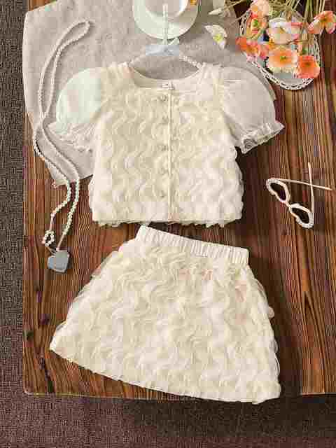 2026 Summer Cross Children's Dress Set - Stylish and Comfortable for Girls