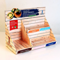 Exhibidores de Cartón Modernos y de Lujo para Alimentos, Plegables, Portátiles, para Publicidad en Tiendas, Diseño Personalizado para Exhibición de Productos