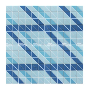 <span class=keywords><strong>Mini</strong></span> carreaux triangulaires glacés, motif personnalisé, <span class=keywords><strong>haut</strong></span> <span class=keywords><strong>de</strong></span> <span class=keywords><strong>gamme</strong></span>, mosaïque bleue, pour salle <span class=keywords><strong>de</strong></span> bains, <span class=keywords><strong>sol</strong></span> mural, <span class=keywords><strong>piscine</strong></span> - Product Image 5