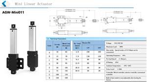 12 वी 24 वी स्टेनलेस स्टील ट्यूबलर पेन प्रकार इलेक्ट्रिक रैखिक एक्टोरेटर 10/17.5/21/25/30/50/75/100 एमस्ट्रोक धातु सामग्री एक्टोरेटर - Product Image 5