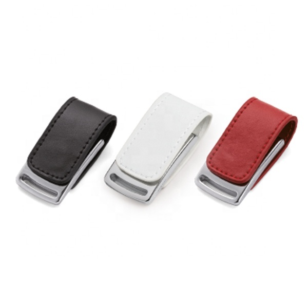 Logo Printed Full Capacity 8gb 16gb 32gb Memory Disk Leather 64gb Pendrive 128gb Usb Flash Drive