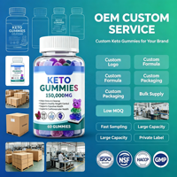 Gummies Keto Marque Privée à Succès – Complément Alimentaire 60 Unités – Format Gommes Tendres OEM pour le Bien-être Quotidien