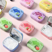 Tinnen Doos Mint Candy Metalen Doos Kauwgom Kus Verse Adem Mint Tablet Hard Snoep