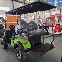 Voiturette de golf électrique avec télécommande, roues de voiturette de golf, verrouillage des pédales, chariots de golf, tricycles, voiture touristique classique, bus touristique